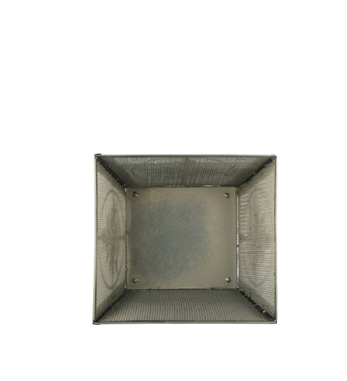 Meyda Tiffany Lighting 133720 Tamarack Basket Home Decor Pewter, Nickel, Silver