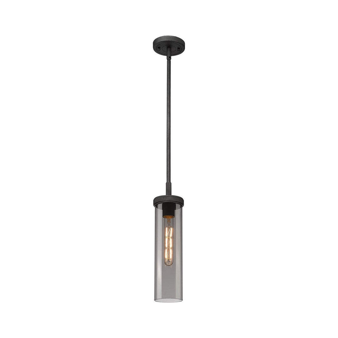 Innovations Downtown Urban 471-1S-WZ-G471P-12SM Pendant Light - Weathered Zinc