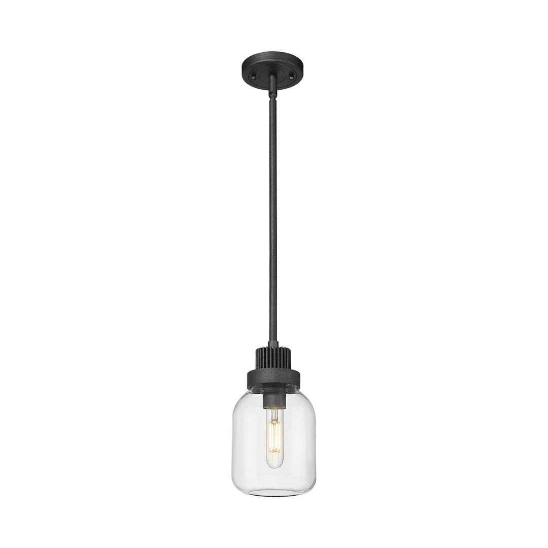 Innovations Downtown Urban 472-1S-WZ-G472-6CL Pendant Light - Weathered Zinc