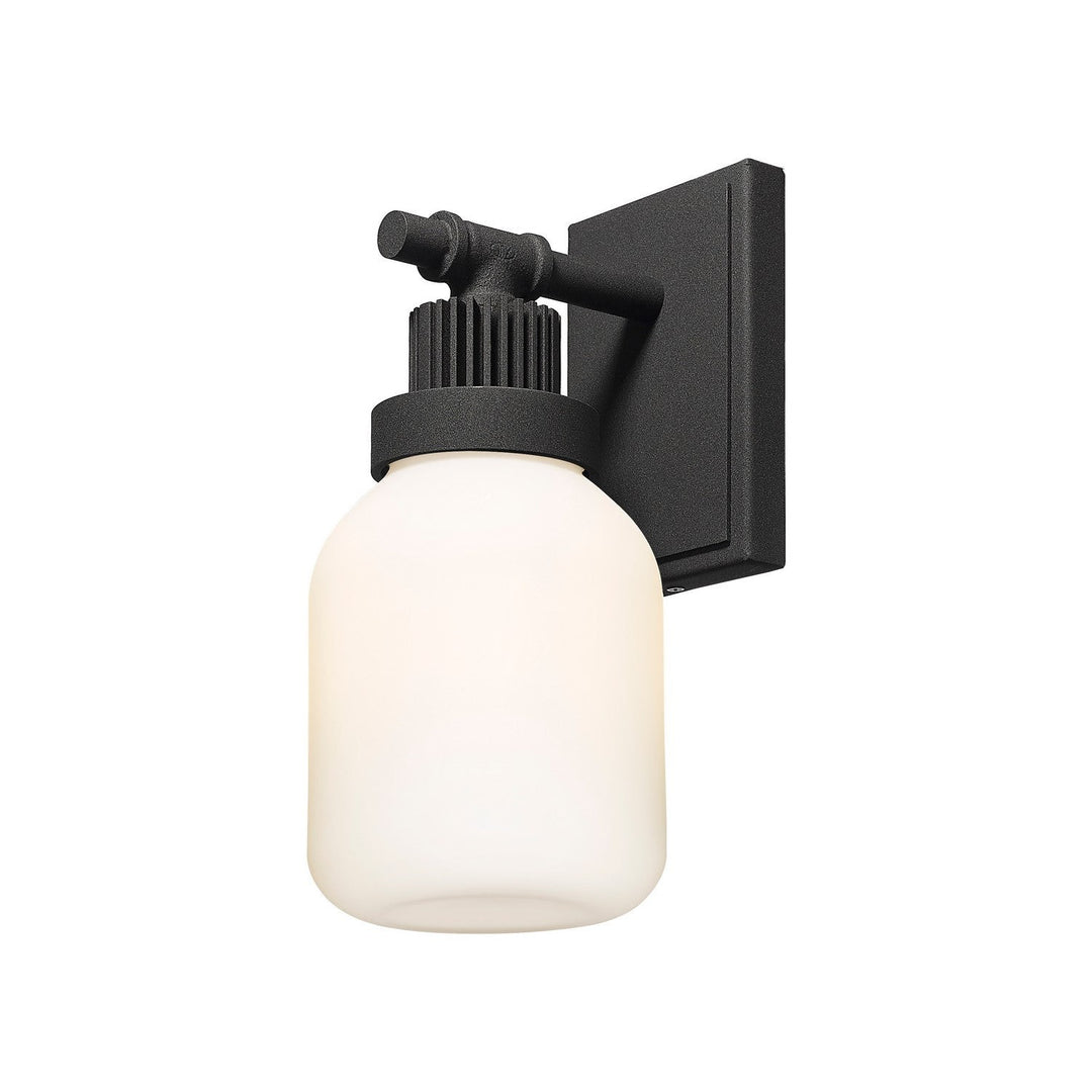 Innovations Downtown Urban 472-1W-TBK-G472-6WH Wall Sconce Light - Textured Black