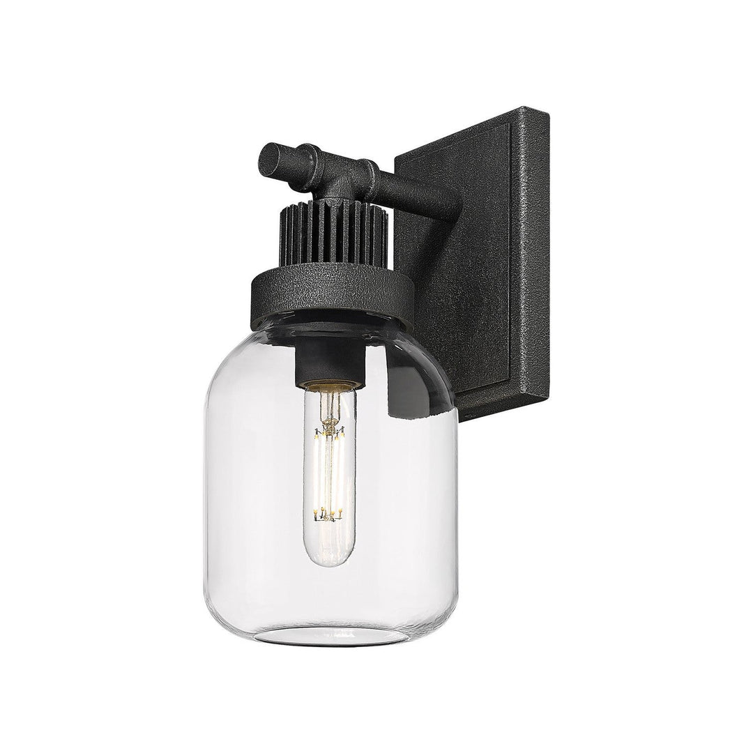 Innovations Downtown Urban 472-1W-WZ-G472-6CL Wall Sconce Light - Weathered Zinc