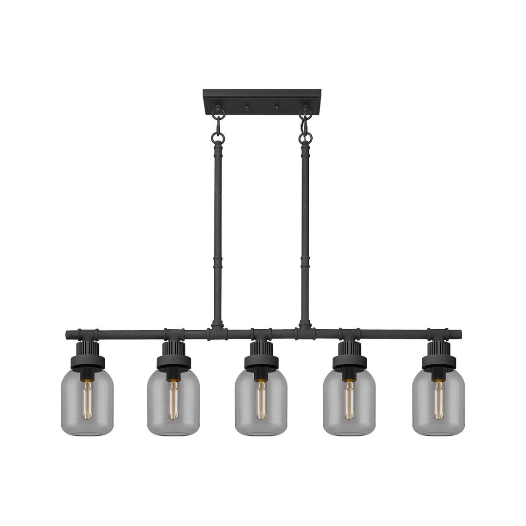 Innovations Downtown Urban 472-5I-TBK-G472-6SM Pendant Light - Textured Black