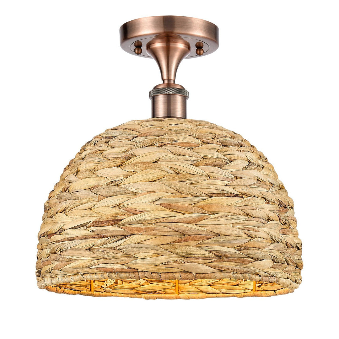 Innovations Downtown Urban 516-1C-AC-RBD-12-NAT Ceiling Light - Antique Copper