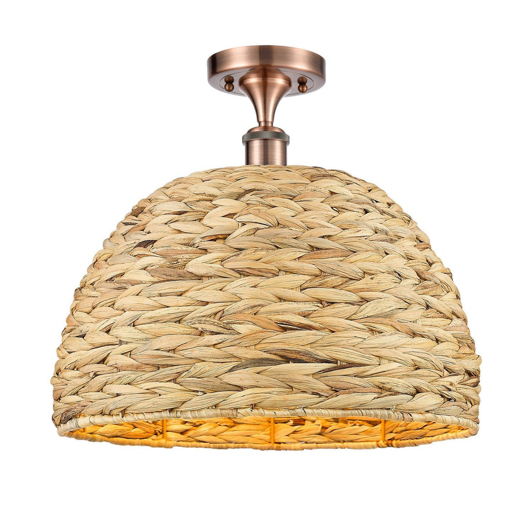 Innovations Downtown Urban 516-1C-AC-RBD-16-NAT Ceiling Light - Antique Copper