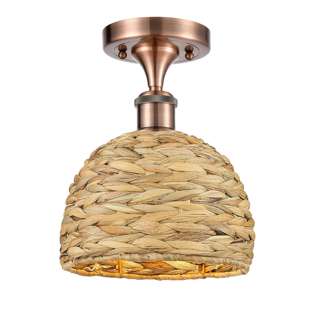 Innovations Downtown Urban 516-1C-AC-RBD-8-NAT Ceiling Light - Antique Copper