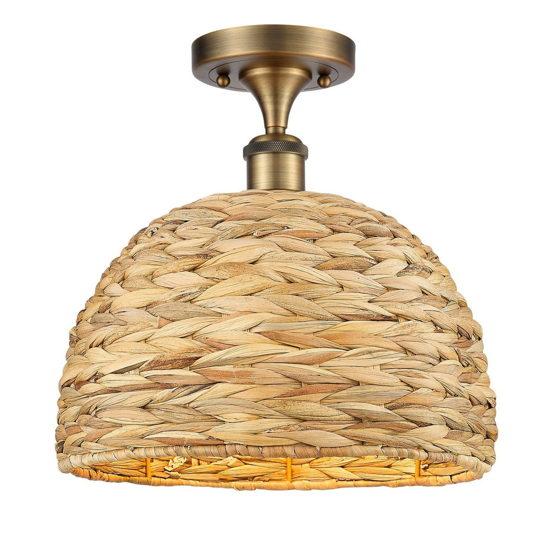 Innovations Downtown Urban 516-1C-BB-RBD-12-NAT Ceiling Light - Brushed Brass
