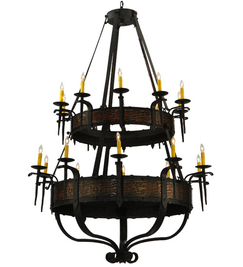 Meyda Tiffany Costello 133745 Chandelier Light - Burnished Copper
