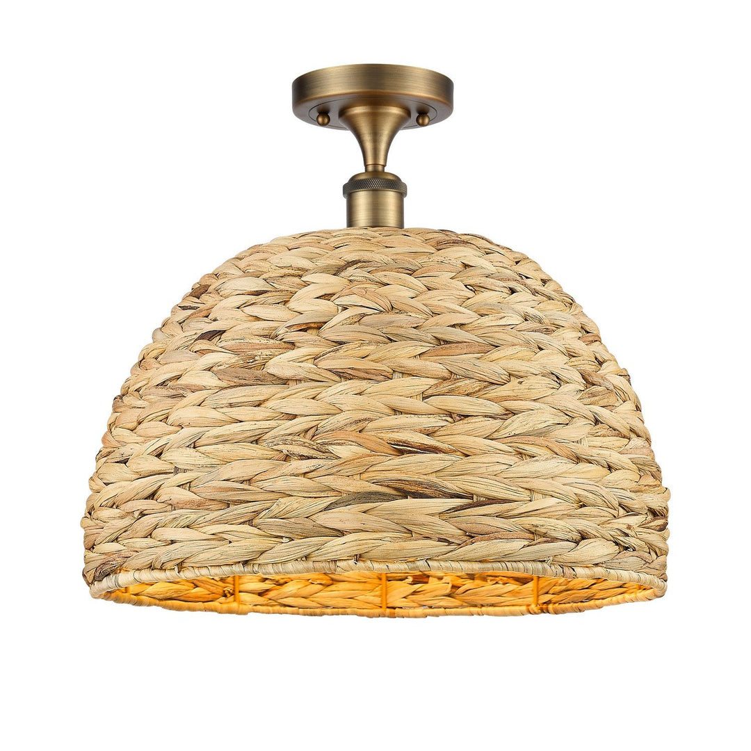 Innovations Downtown Urban 516-1C-BB-RBD-16-NAT Ceiling Light - Brushed Brass