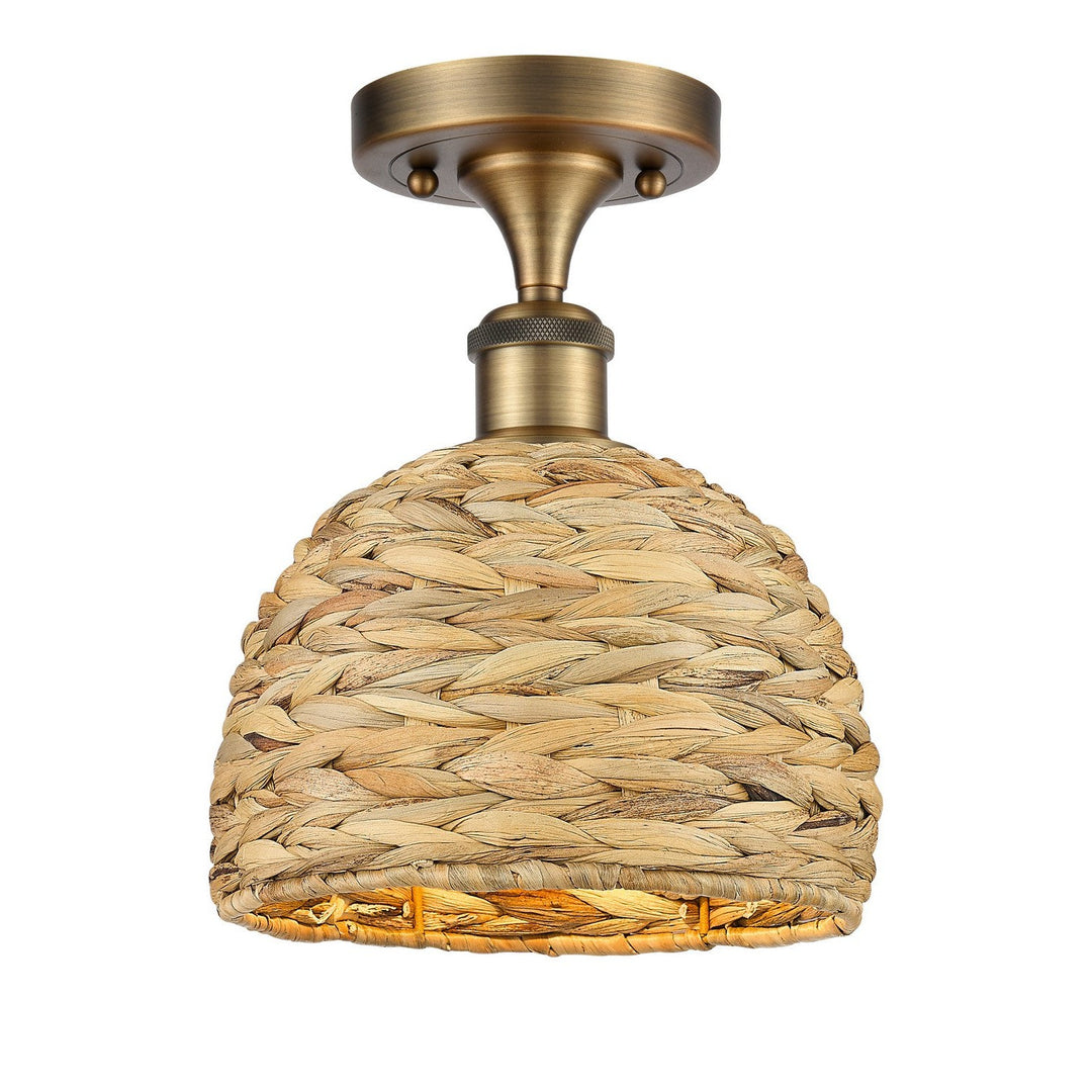 Innovations Downtown Urban 516-1C-BB-RBD-8-NAT Ceiling Light - Brushed Brass