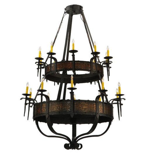 Meyda Tiffany Costello 133745 Chandelier Light - Burnished Copper