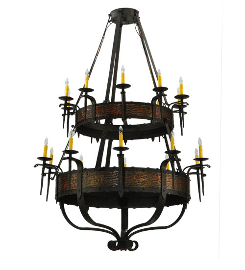 Meyda Tiffany Costello 133745 Chandelier Light - Burnished Copper