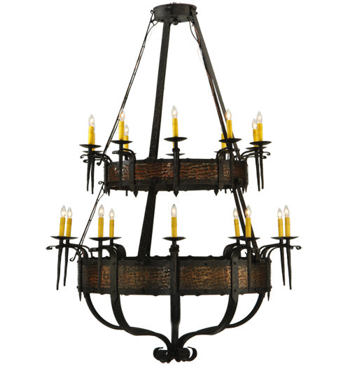 Meyda Tiffany Costello 133745 Chandelier Light - Burnished Copper