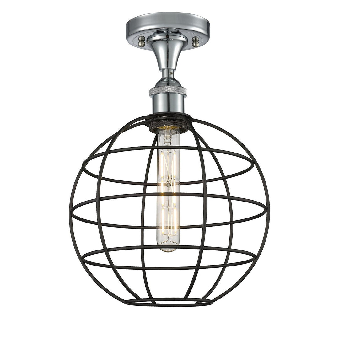 Innovations Ballston 516-1C-PC-CE-10-BK Ceiling Light - Polished Chrome