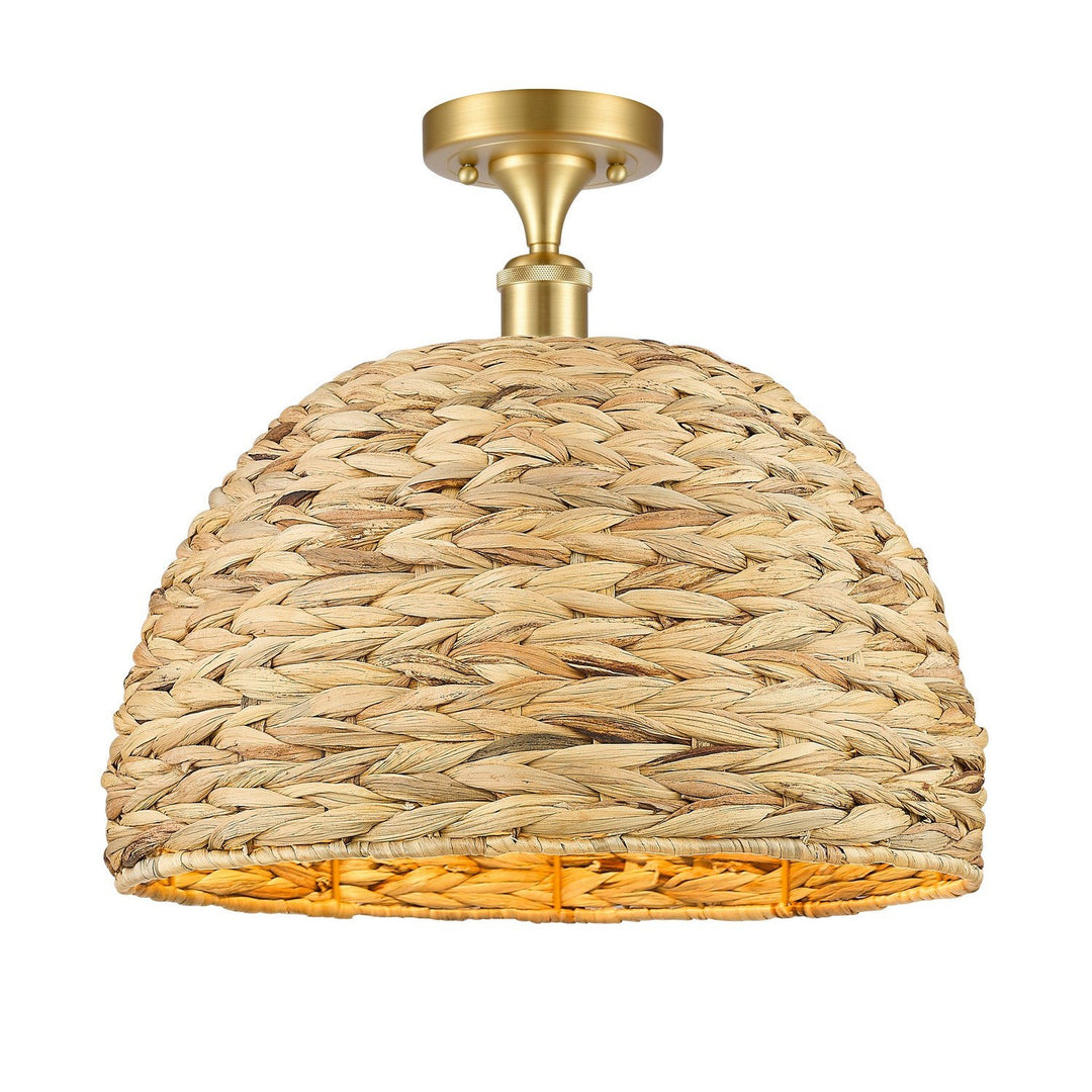 Innovations Downtown Urban 516-1C-SG-RBD-16-NAT Ceiling Light - Satin Gold