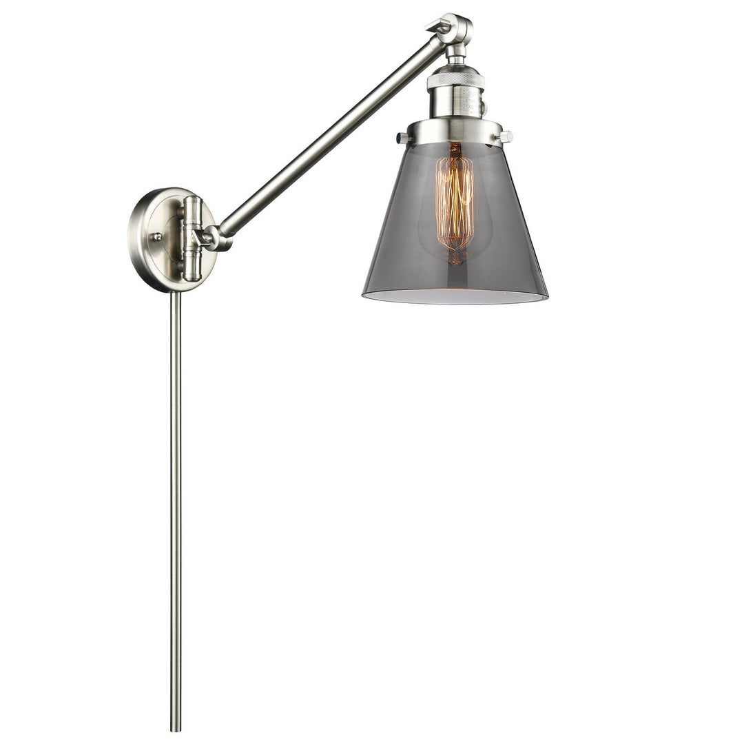 Innovations Lighting 237-SN-G63-LED  Franklin Restoration Lamp Brushed Satin Nickel