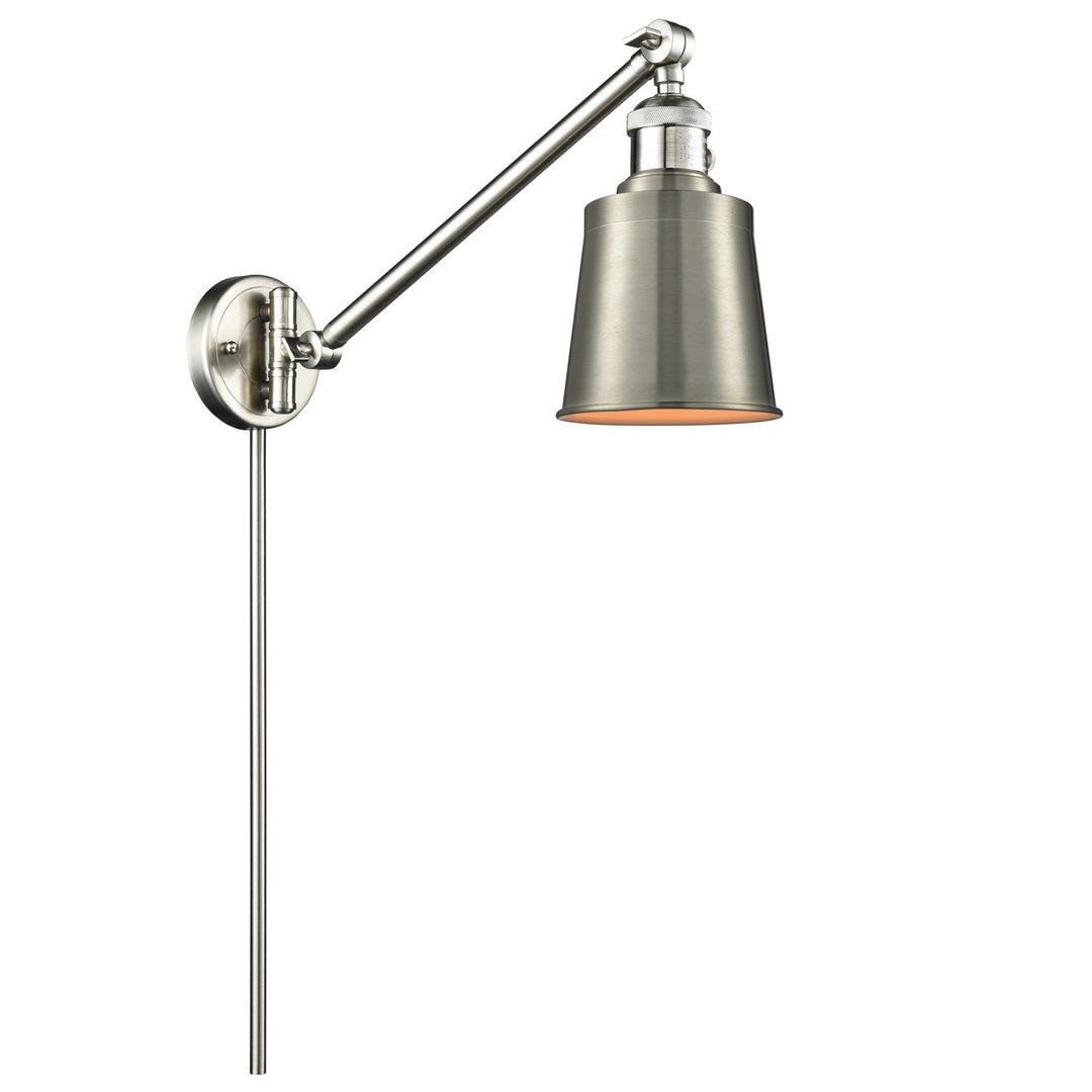 Innovations Lighting 237-SN-M9-SN-LED  Franklin Restoration Lamp Brushed Satin Nickel