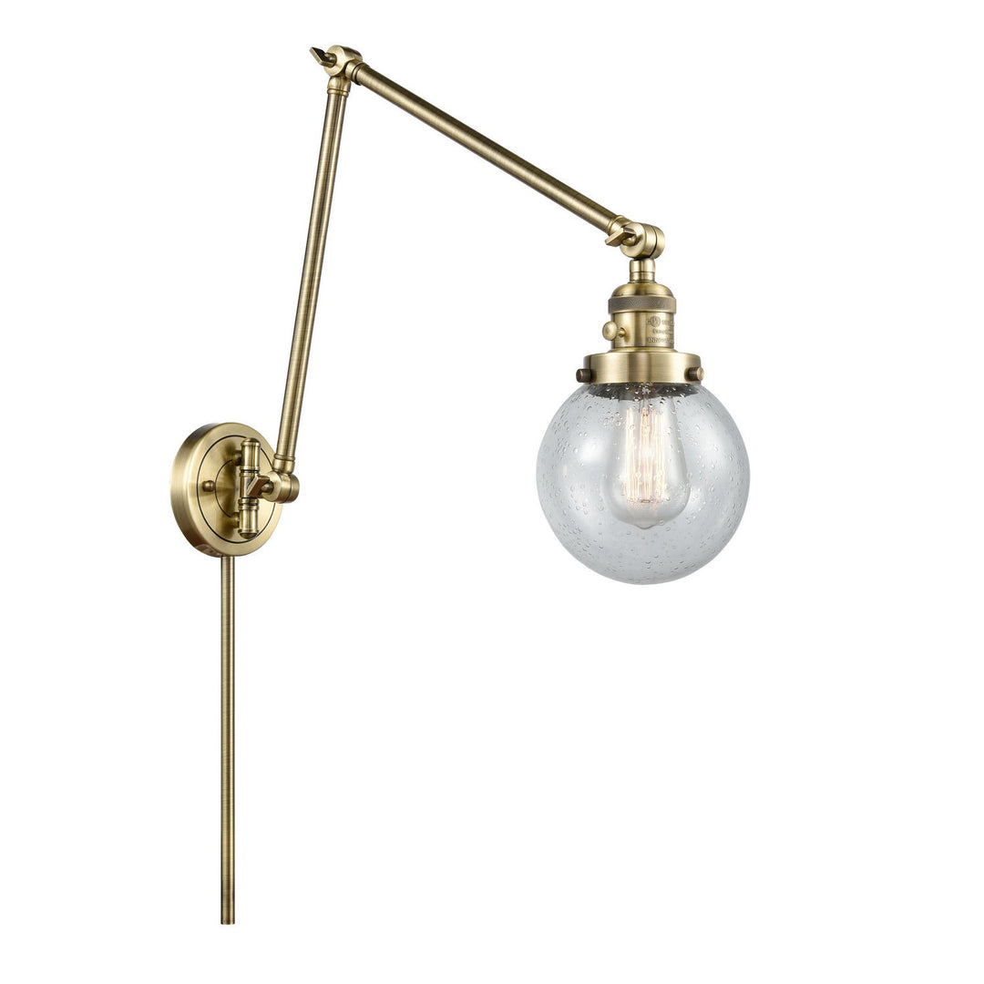 Innovations Lighting 238-AB-G204-6-LED  Franklin Restoration Lamp Antique Brass