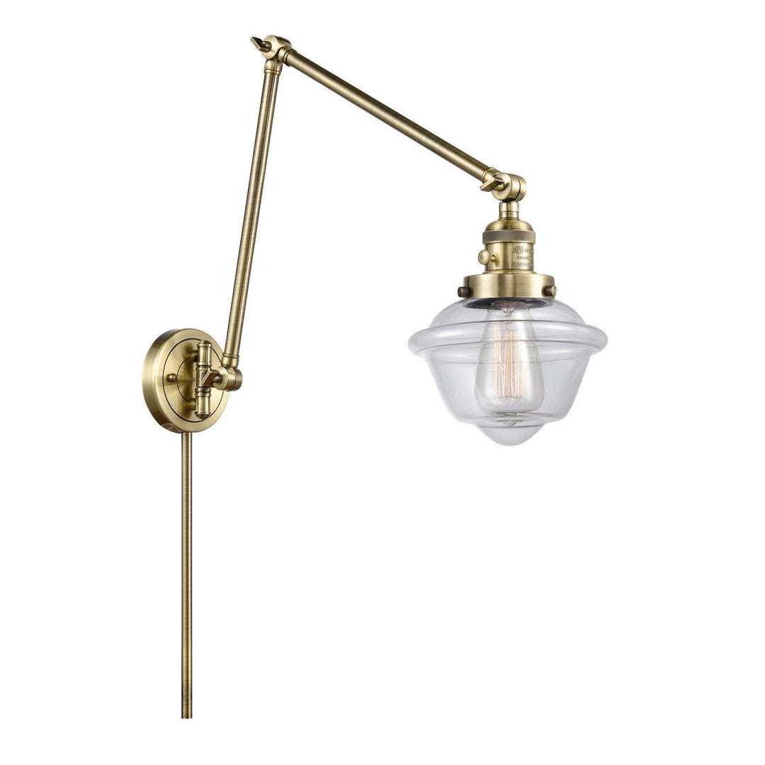 Innovations Lighting 238-AB-G532-LED  Franklin Restoration Lamp Antique Brass