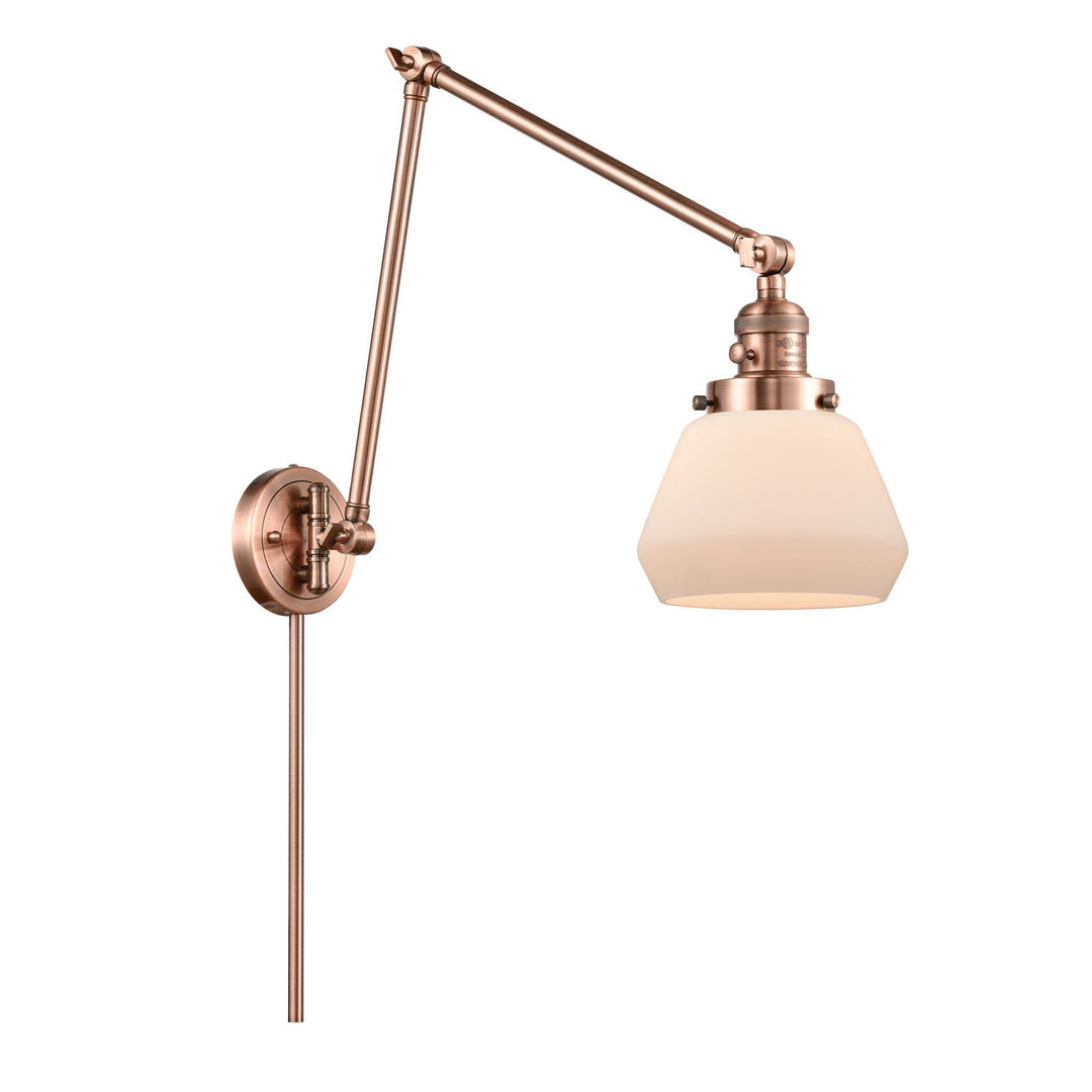 Innovations Lighting 238-AC-G171-LED  Franklin Restoration Lamp Antique Copper
