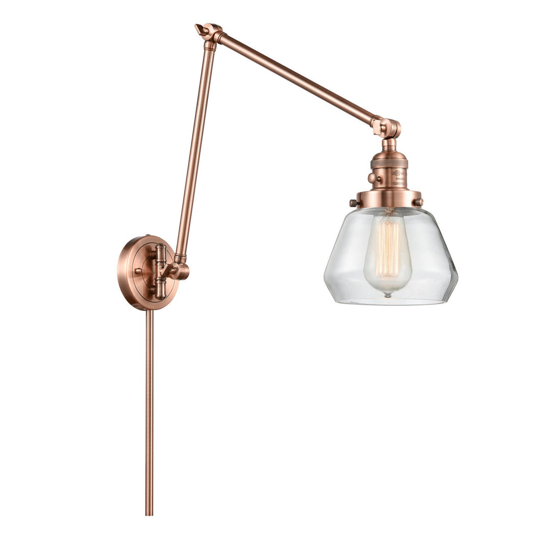 Innovations Lighting 238-AC-G172-LED  Franklin Restoration Lamp Antique Copper