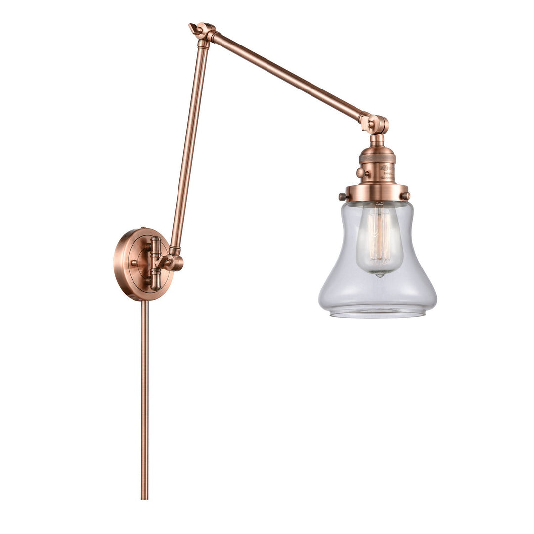 Innovations Lighting 238-AC-G192-LED  Franklin Restoration Lamp Antique Copper