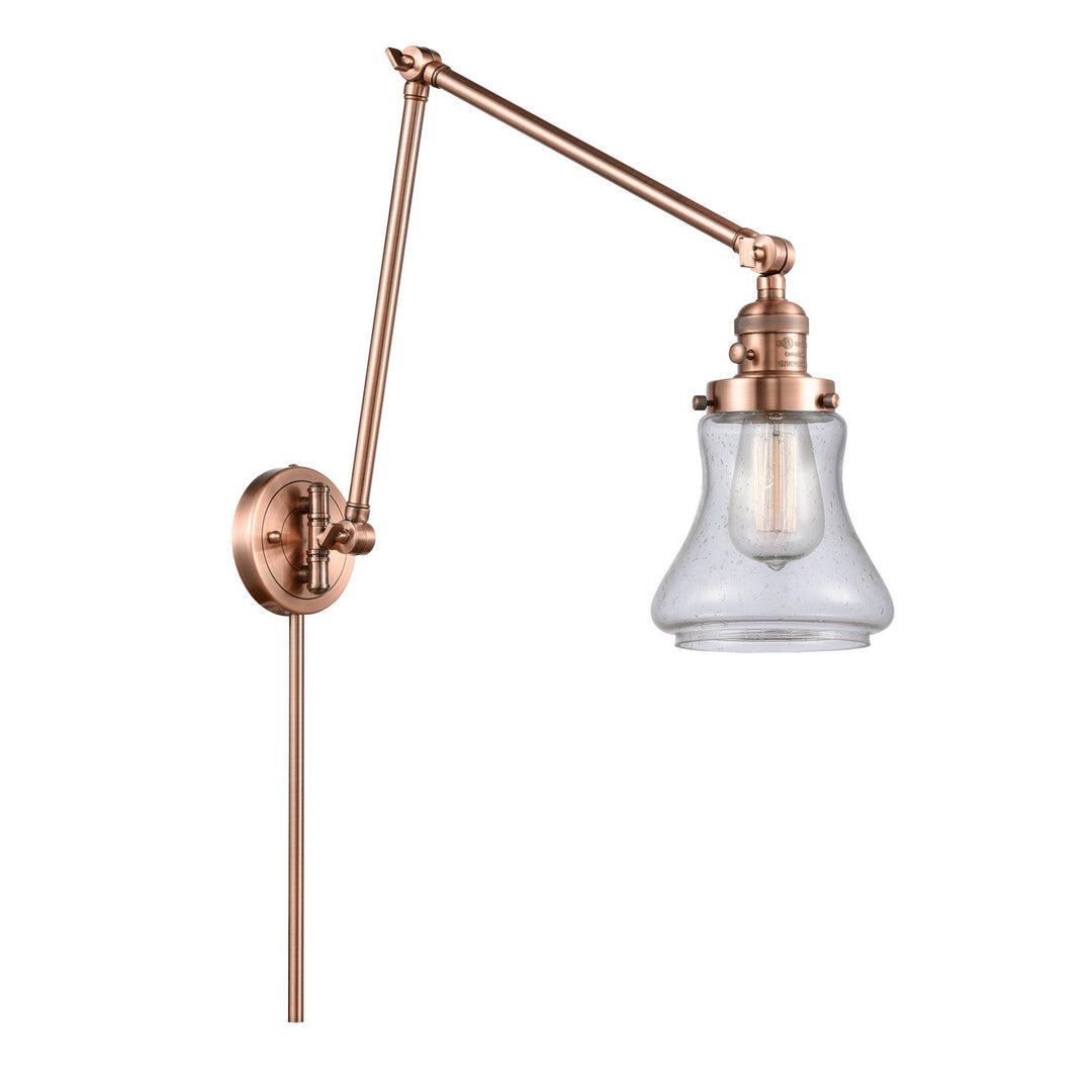 Innovations Lighting 238-AC-G194-LED  Franklin Restoration Lamp Antique Copper