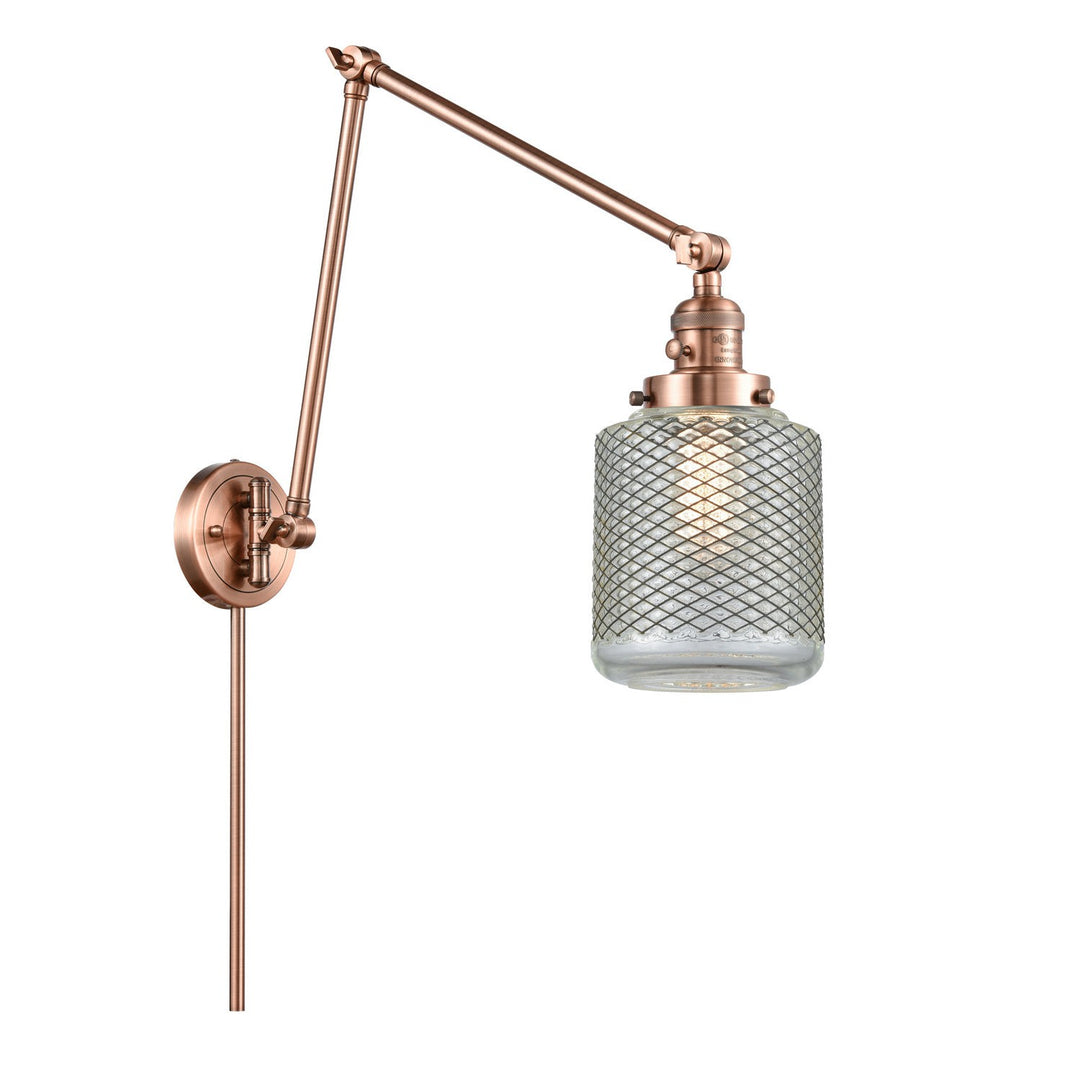 Innovations Lighting 238-AC-G262-LED  Franklin Restoration Lamp Antique Copper