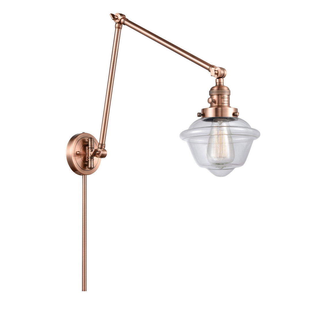 Innovations Lighting 238-AC-G532-LED  Franklin Restoration Lamp Antique Copper