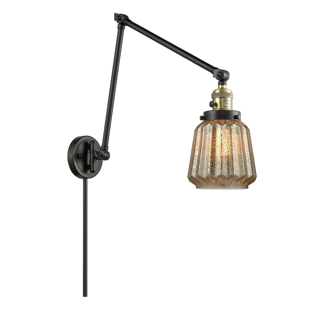 Innovations Lighting 238-BAB-G146-LED  Franklin Restoration Lamp Black Antique Brass