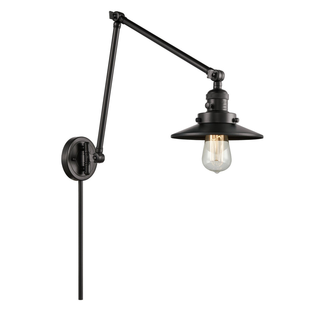 Innovations Lighting 238-BK-M6-LED  Franklin Restoration Lamp Matte Black