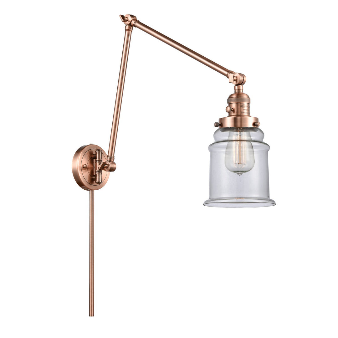 Innovations Lighting 238-AC-G182-LED  Franklin Restoration Lamp Antique Copper
