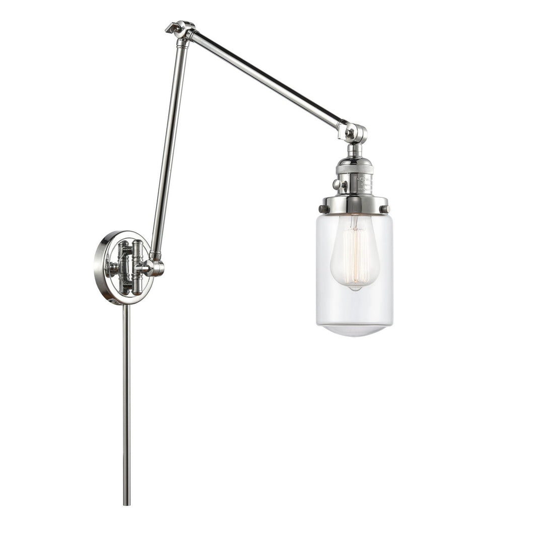 Innovations Lighting 238-PC-G312-LED  Franklin Restoration Lamp Polished Chrome