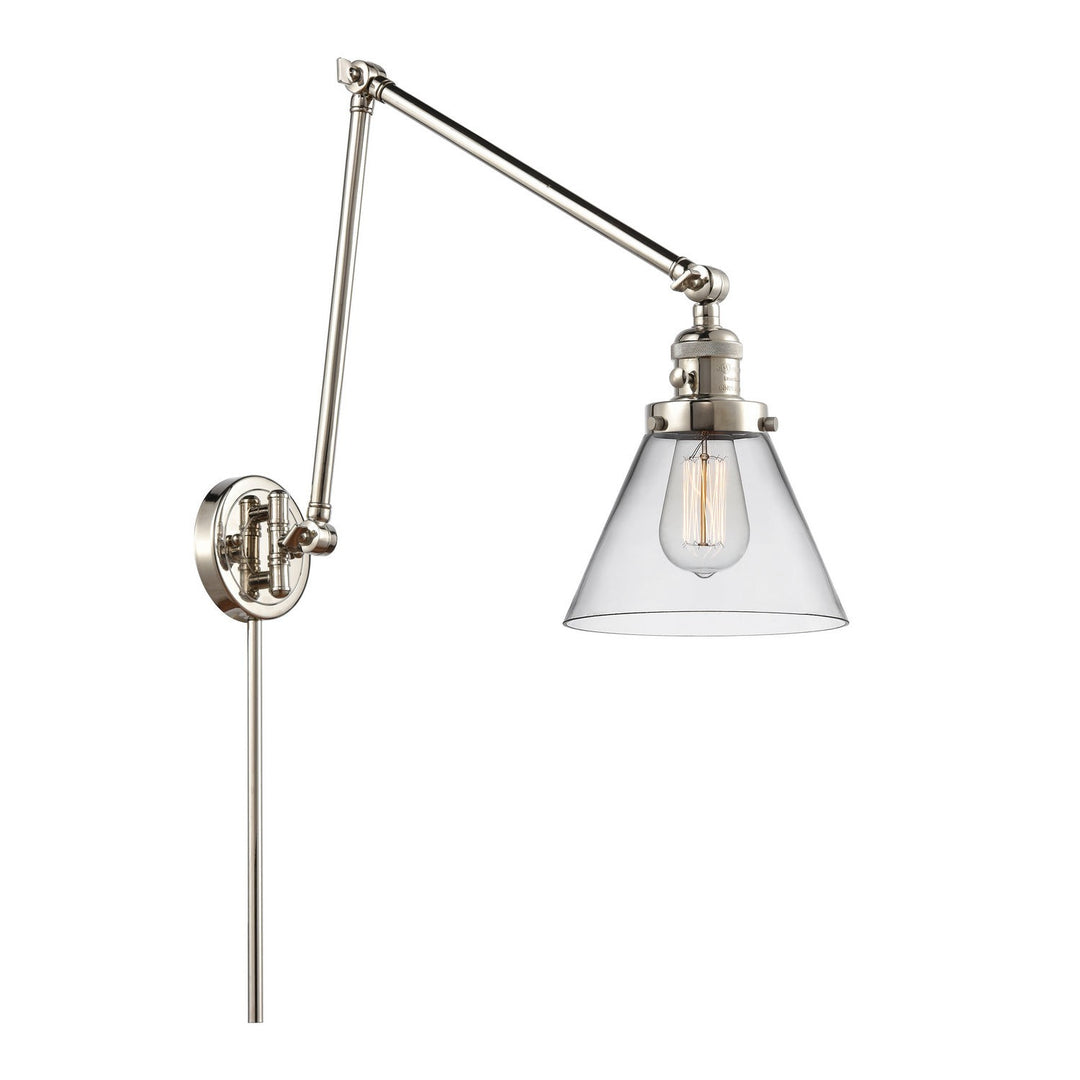 Innovations Lighting 238-PN-G42-LED  Franklin Restoration Lamp Polished Nickel