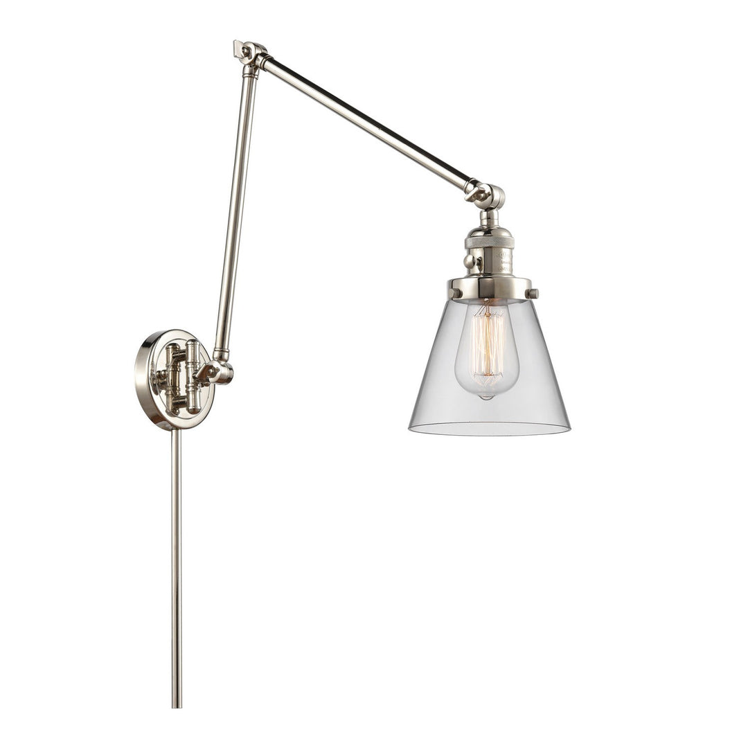 Innovations Lighting 238-PN-G62-LED  Franklin Restoration Lamp Polished Nickel
