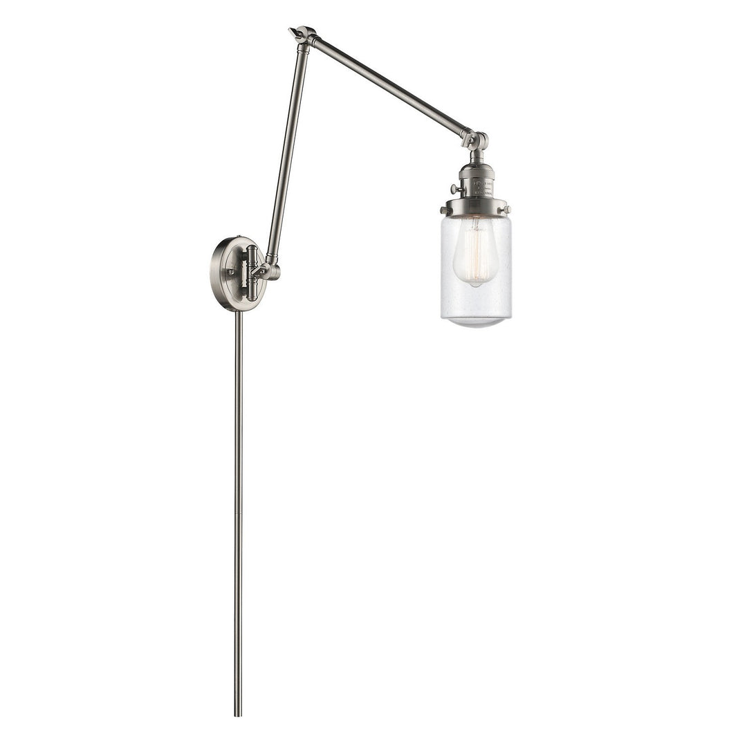 Innovations Lighting 238-SN-G314-LED  Franklin Restoration Lamp Brushed Satin Nickel