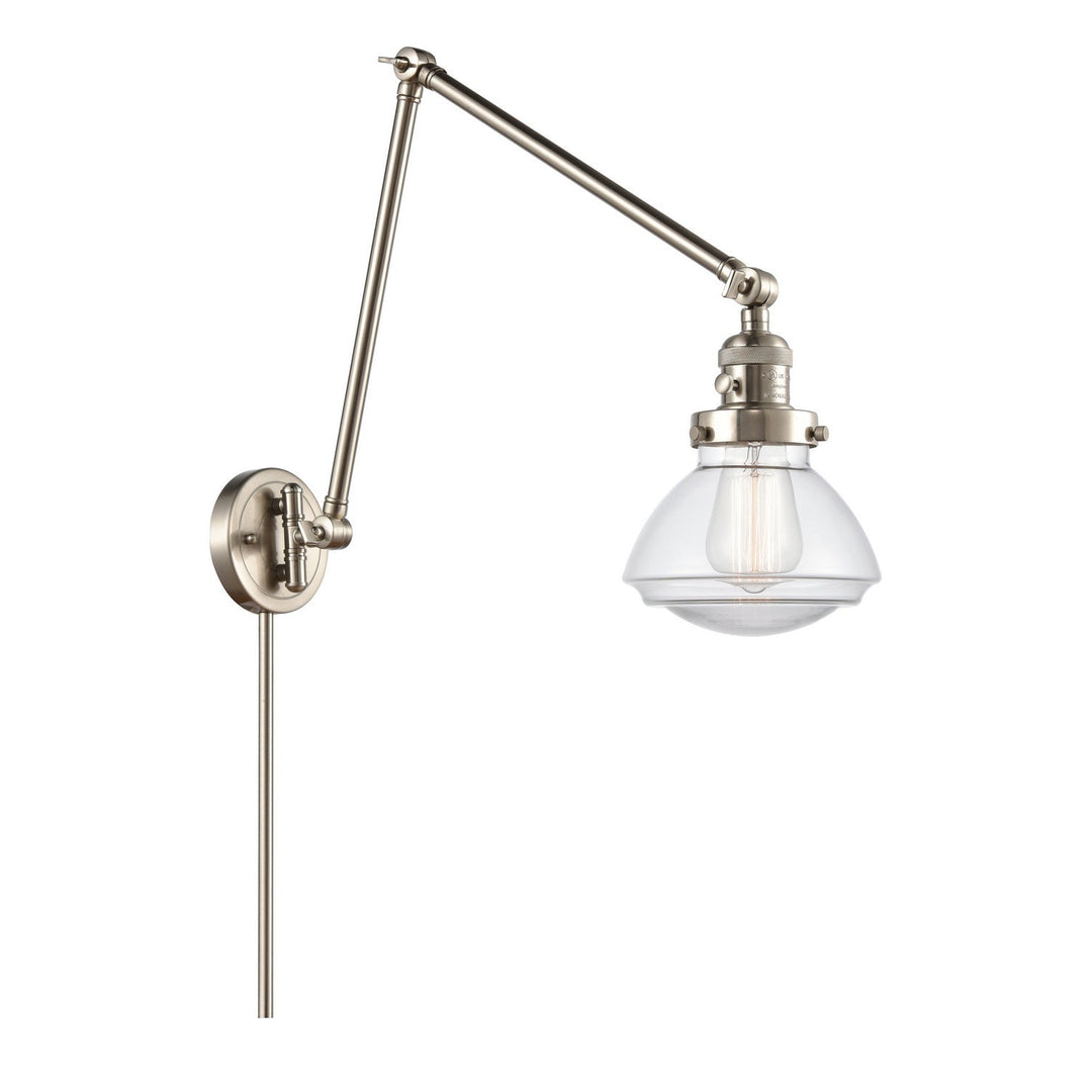 Innovations Lighting 238-SN-G322-LED  Franklin Restoration Lamp Brushed Satin Nickel
