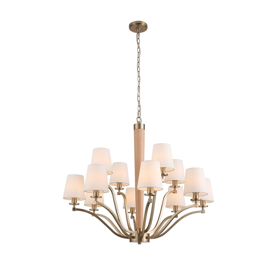 Kalco Curva 518972BCG Chandelier Light - Brushed Champagne Gold