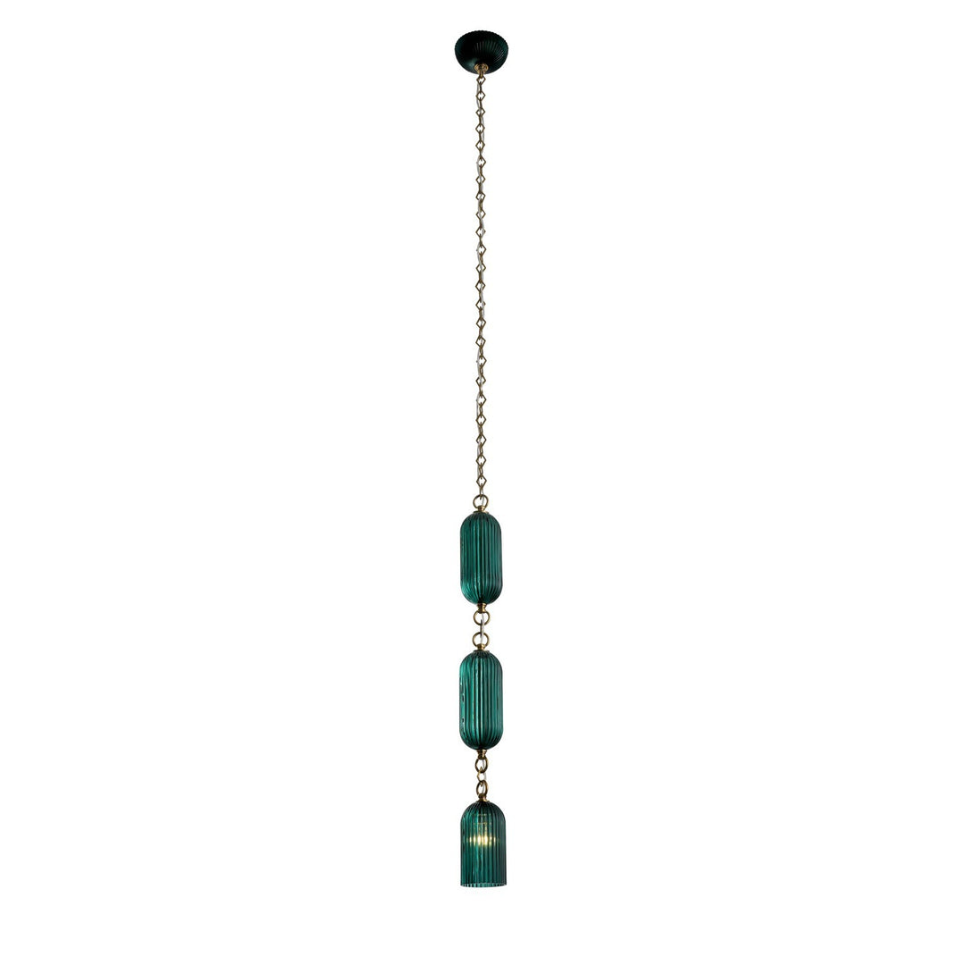 Kalco Verde 519611STB Pendant Light - Satin Brass