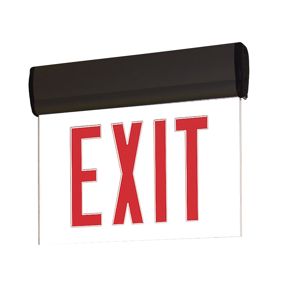 Nora Lighting NX-812-LEDRCB  Exit & Emergency Utility Light Black