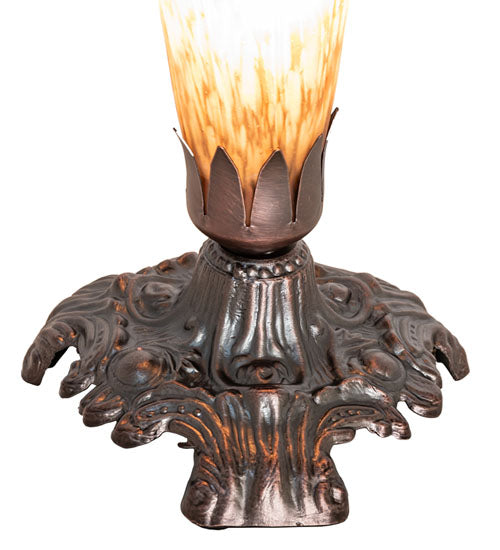 Meyda Tiffany Lighting 13380 Amber/Purple One Light Accent Lamp Lamp Bronze / Dark