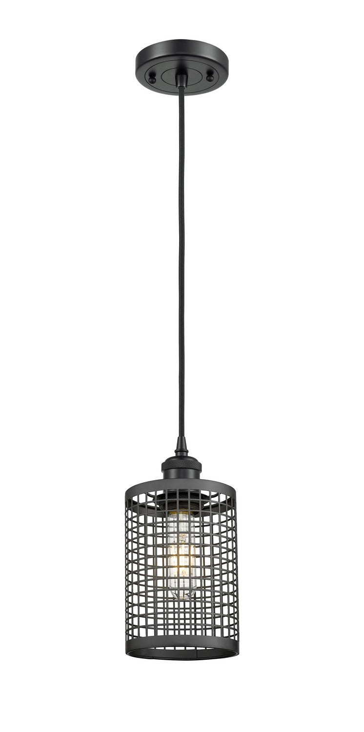 Innovations Downtown Urban 516-1P-BK-M18-BK Pendant Light - Matte Black