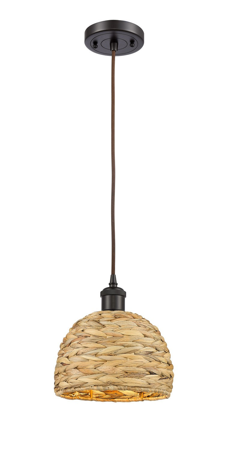 Innovations Downtown Urban 516-1P-OB-RBD-8-NAT Pendant Light - Oil Rubbed Bronze