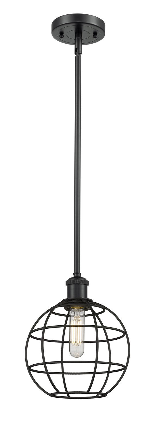 Innovations Ballston 516-1S-BK-CE-8-BK Pendant Light - Matte Black