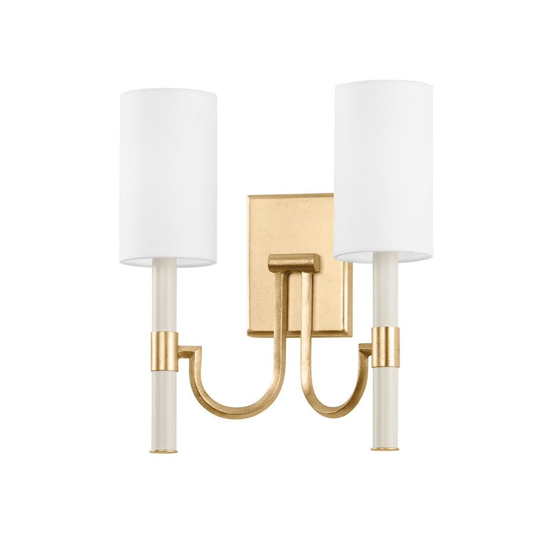 Troy Gustine B1114-VGL Wall Sconce Light - Vintage Gold Leaf