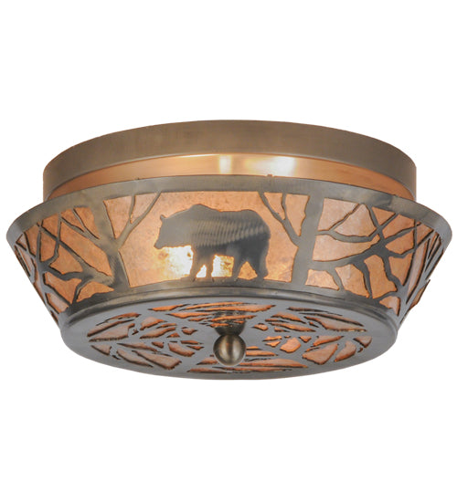 Meyda Tiffany Bear On The Loose 13390 Ceiling Light - Steel