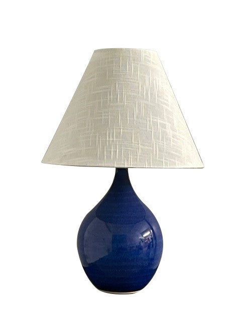 House Of Troy Lighting GS200-IMB  Scatchard Lamp Imperial Blue