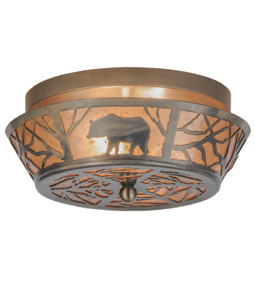 Meyda Tiffany Bear On The Loose 13390 Ceiling Light - Steel