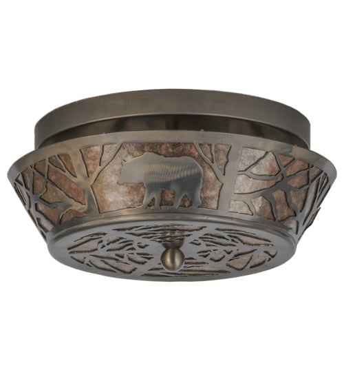 Meyda Tiffany Bear On The Loose 13390 Ceiling Light - Steel