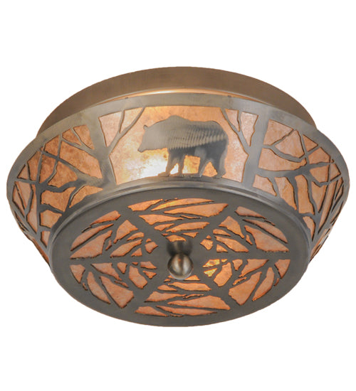 Meyda Tiffany Bear On The Loose 13390 Ceiling Light - Steel