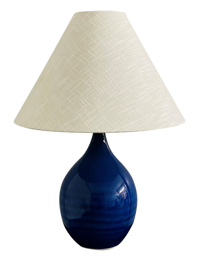 House Of Troy Lighting GS300-IMB  Scatchard Lamp Imperial Blue